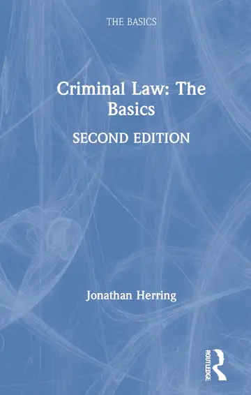 Cover of Criminal Law