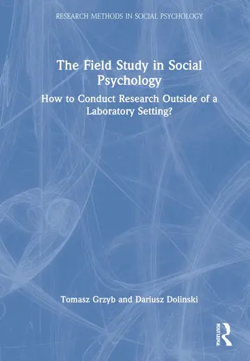 Cover of The Field Study in Social Psychology