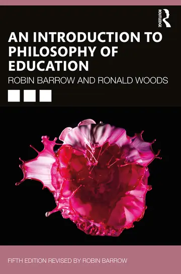 Cover of Introduction to Philosophy of Education