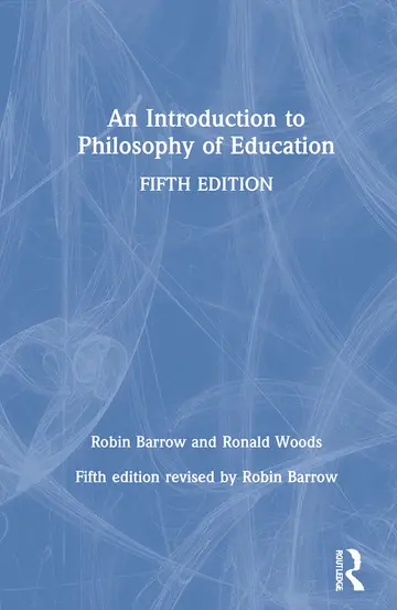 Cover of An Introduction to Philosophy of Education
