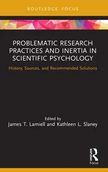 Cover of Problematic Research Practices and Inertia in Scientific Psychology