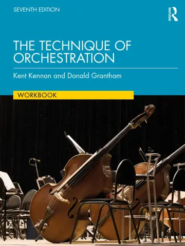 Cover of The Technique of Orchestration Workbook