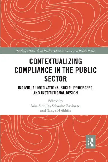 Cover of Contextualizing Compliance in the Public Sector