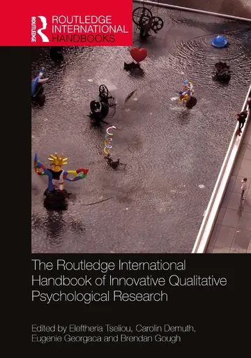 Cover of The Routledge International Handbook of Innovative Qualitative Psychological Research