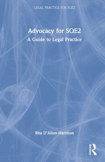 Cover of Advocacy for SQE2