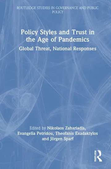 Cover of Policy Styles and Trust in the Age of Pandemics