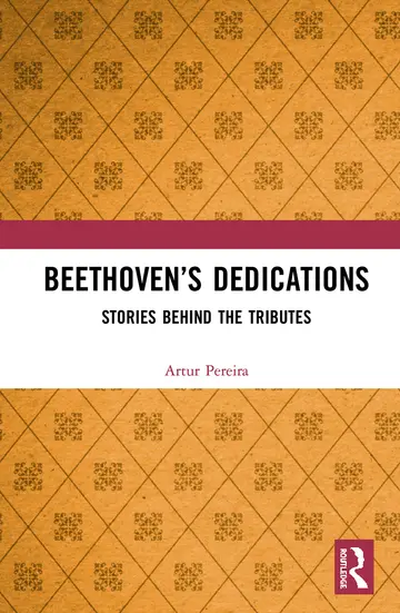 Cover of Beethoven’s Dedications