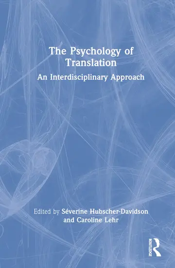 Cover of The Psychology of Translation