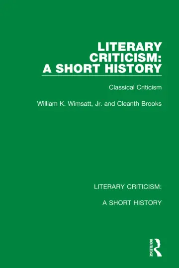 Cover of Literary Criticism