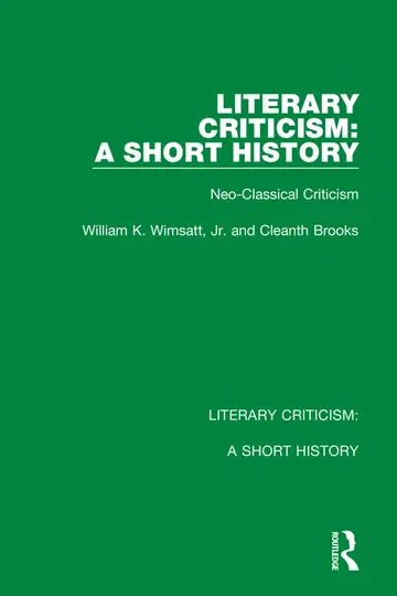 Cover of Literary Criticism