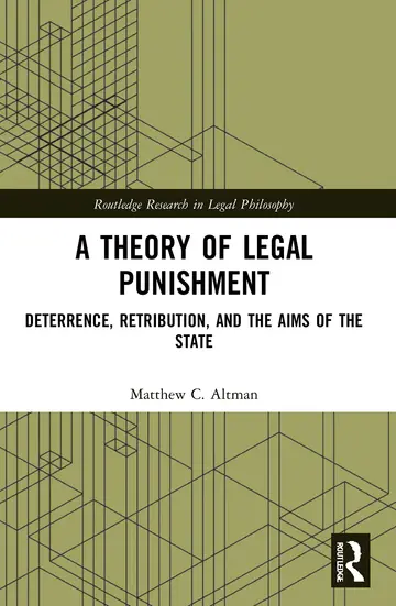 Cover of A Theory of Legal Punishment