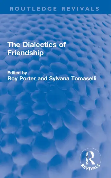 Cover of The Dialectics of Friendship