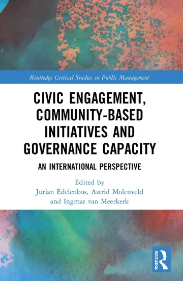 Cover of Civic Engagement, Community-based Initiatives and Governance Capacity
