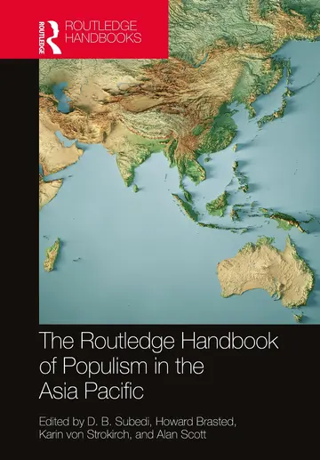 Cover of The Routledge Handbook of Populism in the Asia Pacific