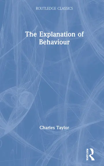 Cover of The Explanation of Behaviour