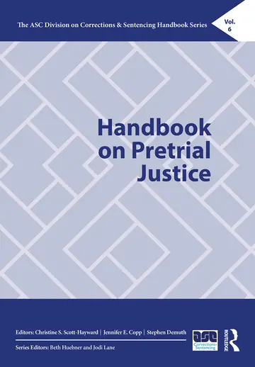 Cover of Handbook on Pretrial Justice