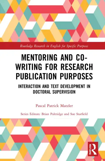 Cover of Mentoring and Co-Writing for Research Publication Purposes