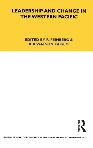 Cover of Leadership and Change in the Western Pacific