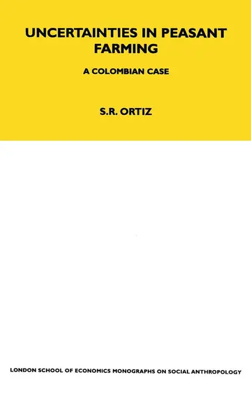 Cover of Uncertainties in Peasant Farming