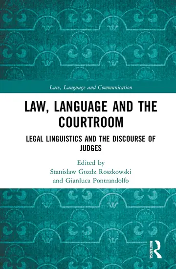 Cover of Law, Language and the Courtroom