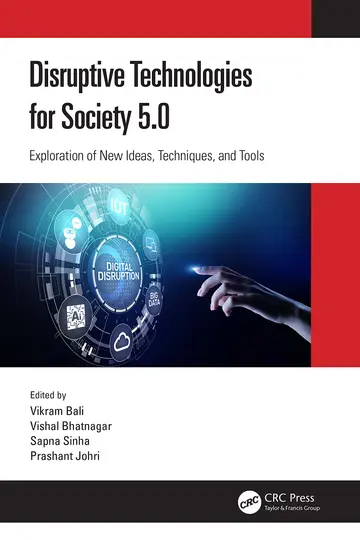 Cover of Disruptive Technologies for Society 5.0