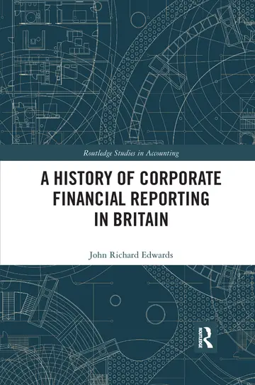Cover of A History of Corporate Financial Reporting in Britain