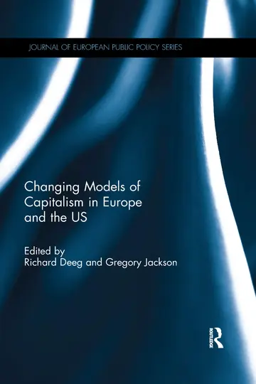 Cover of Changing Models of Capitalism in Europe and the U.S