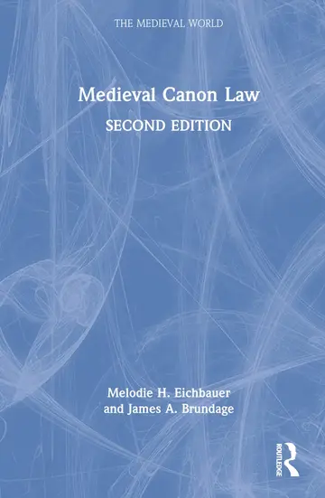 Cover of Medieval Canon Law