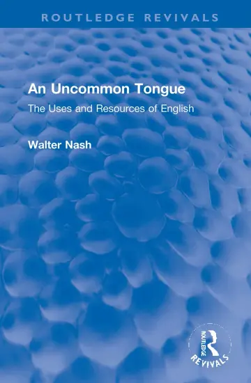 Cover of An Uncommon Tongue