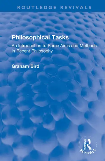 Cover of Philosophical Tasks