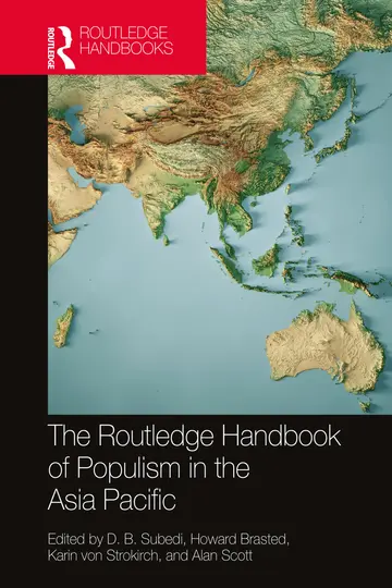 Cover of The Routledge Handbook of Populism in the Asia Pacific