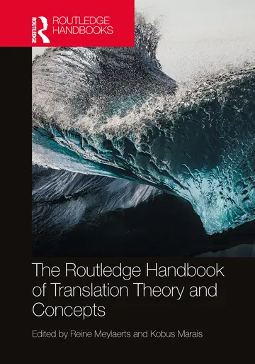 Cover of The Routledge Handbook of Translation Theory and Concepts