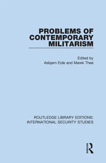 Cover of Problems of Contemporary Militarism
