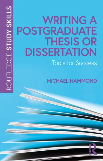 Cover of Writing a Postgraduate Thesis or Dissertation