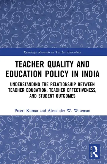 Cover of Teacher Quality and Education Policy in India