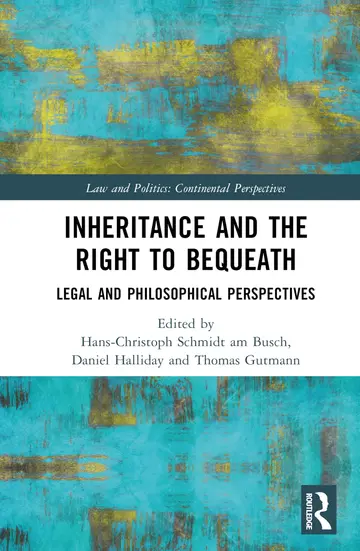 Cover of Inheritance and the Right to Bequeath