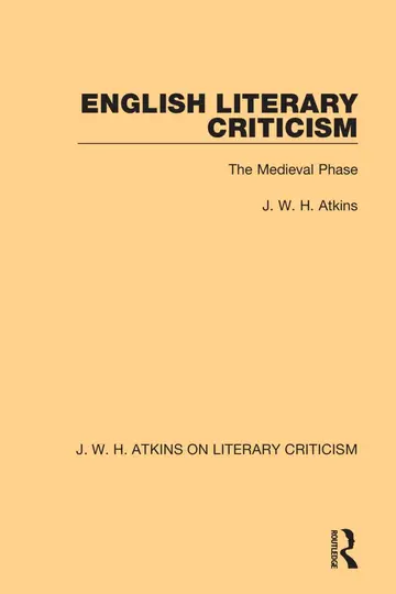 Cover of English Literary Criticism