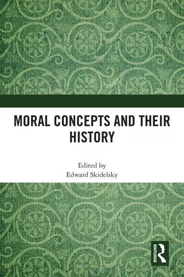 Cover of Moral Concepts and Their History