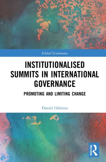 Cover of Institutionalised Summits in International Governance