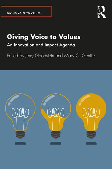 Cover of Giving Voice to Values