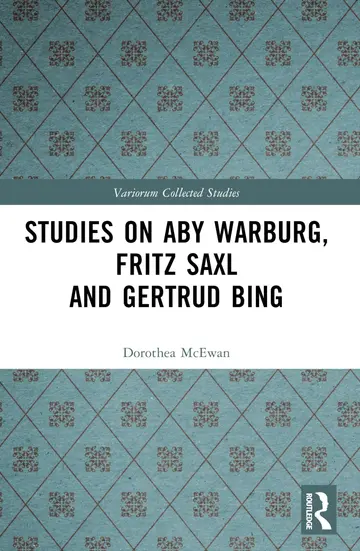 Cover of Studies on Aby Warburg, Fritz Saxl and Gertrud Bing