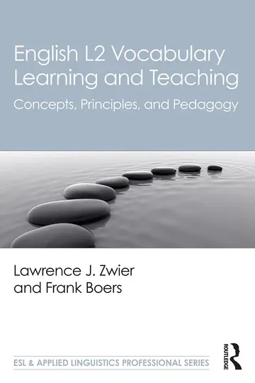 Cover of English L2 Vocabulary Learning and Teaching