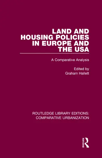 Cover of Land and Housing Policies in Europe and the USA
