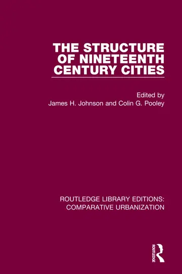 Cover of The Structure of Nineteenth Century Cities