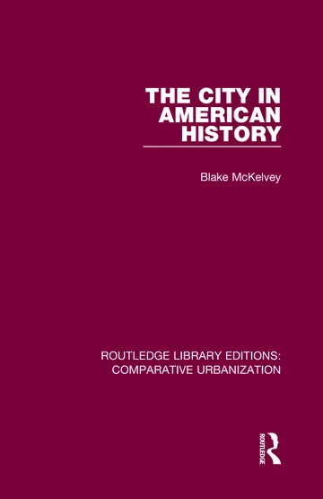 Cover of The City in American History