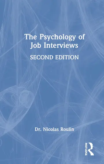 Cover of The Psychology of Job Interviews