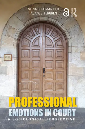 Cover of Professional Emotions in Court