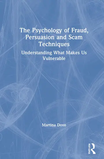 Cover of The Psychology of Fraud, Persuasion and Scam Techniques