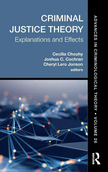 Cover of Criminal Justice Theory, Volume 26