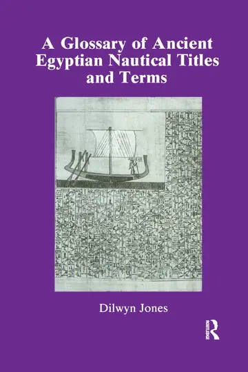 Cover of Glossary of Ancient Egyptian Nautical Terms